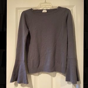 Club Monaco grey/purple cashmere sweater size small